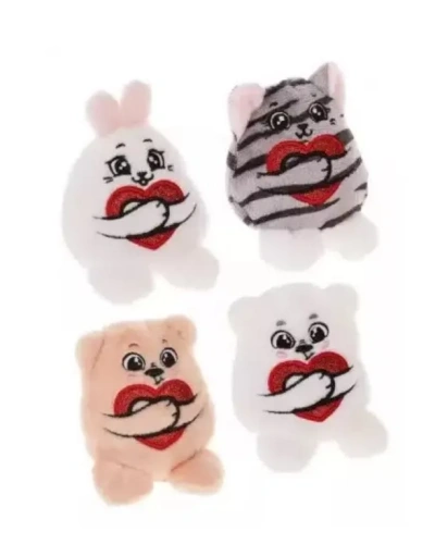 Игрушка мягконабивная круглики валентинки 682103